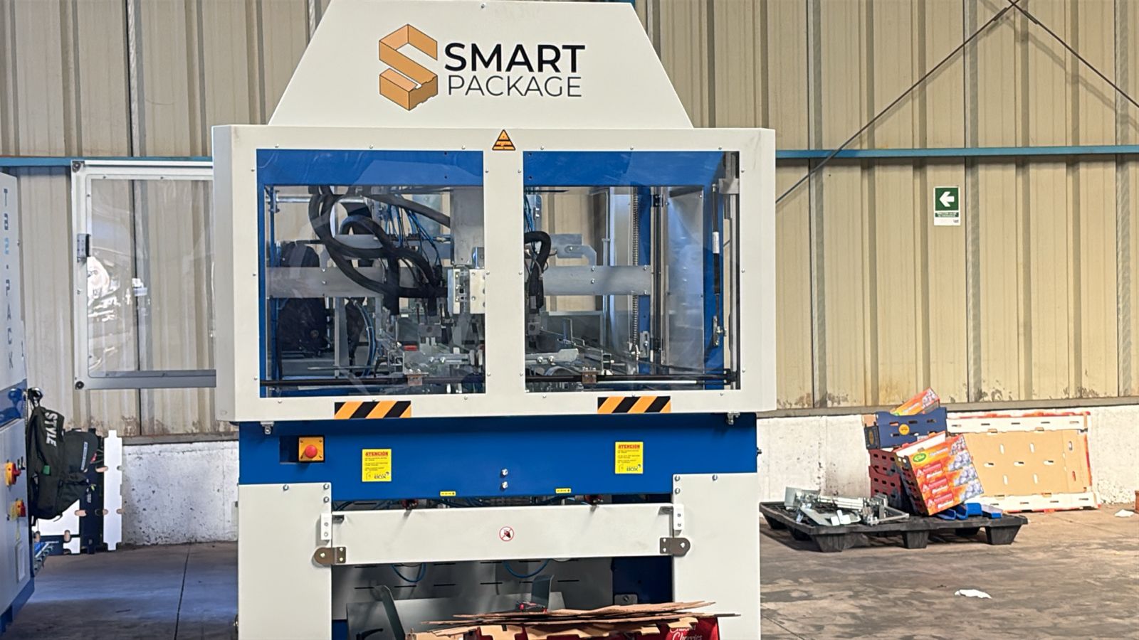 Detalle máquina Smart Package